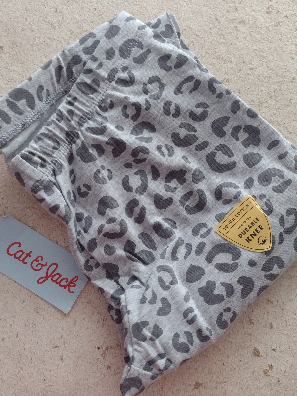 Cat & Jack Girls Leopard Animal Print Leggings Large